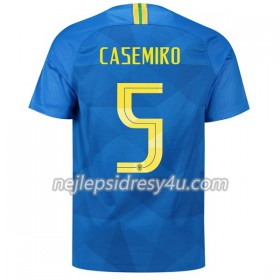 Fotbalový Dres Brazílie Casemiro 5 Venkovní MS 2018